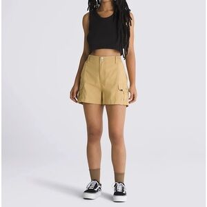 Vans sidewalk Cargo Shorts with elastic Waist size small NWT